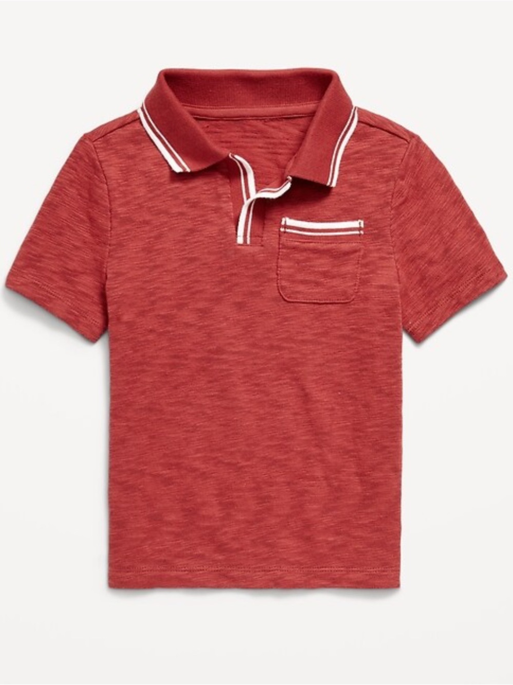 🍊5/$25 Old Navy Coral Red Polo with Light Trim size 3T